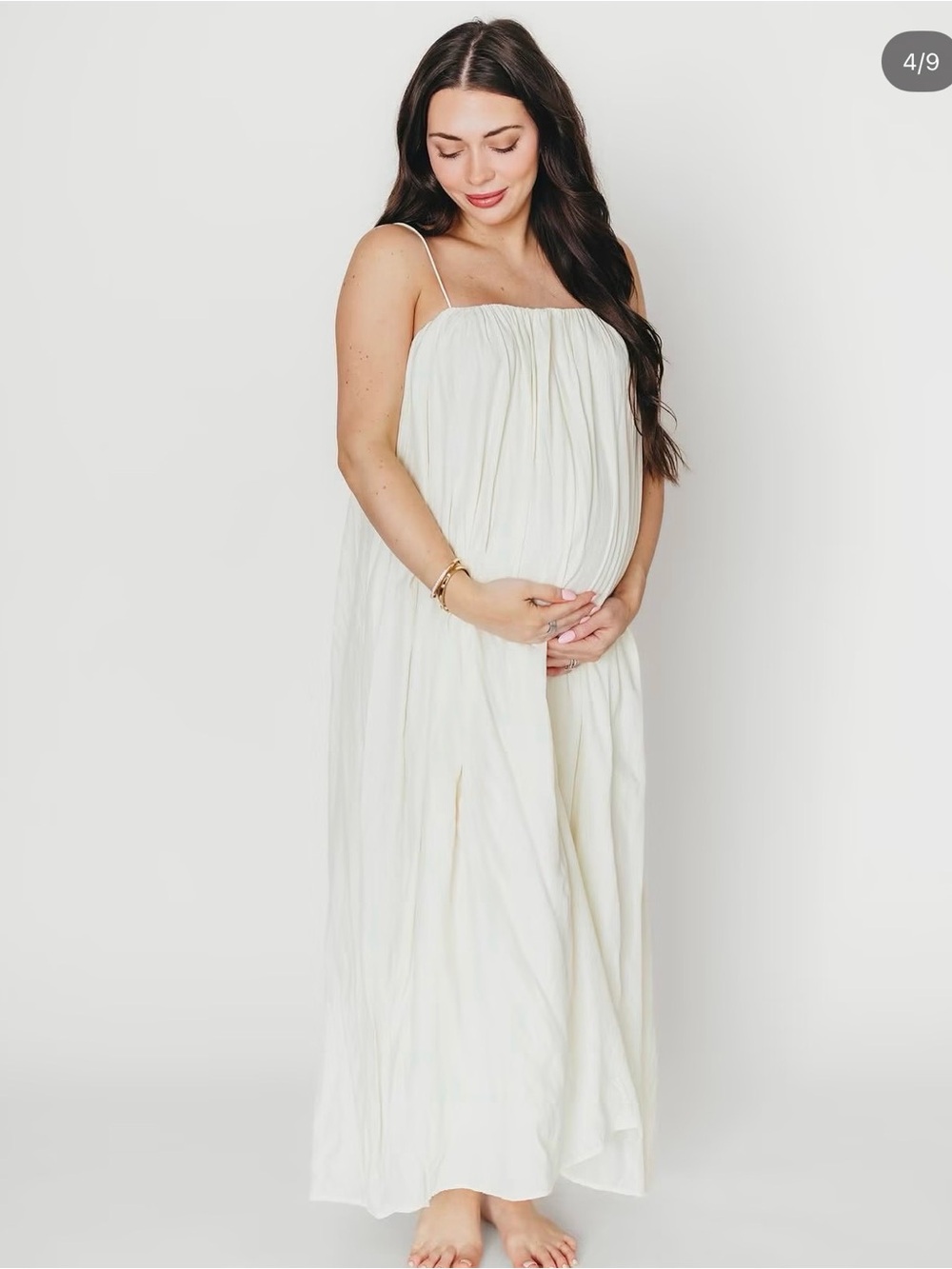 By Together Cream Maxi Dress